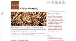 Desktop Screenshot of plakativ-online-marketing.ch